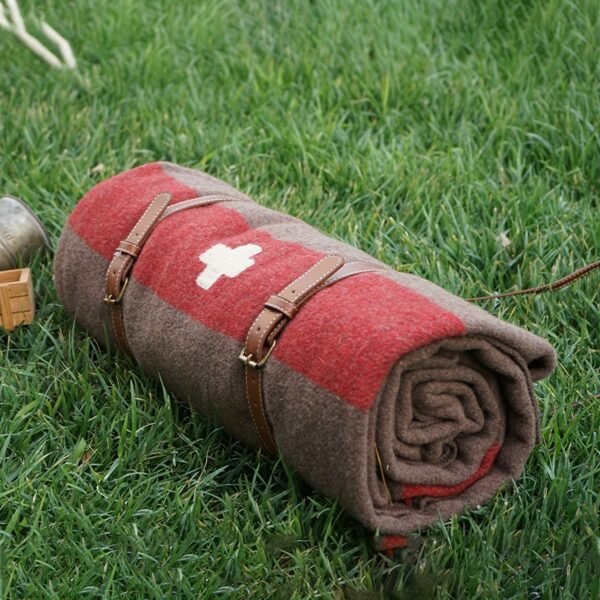 Heavyweight Winter Camping Blanket Thick Warmth, Portable Tent & Picnic Cover, Large All Season Outdoor Blanket For Camping, Travel, Hiking, Beach, Christmas Gift Durable Polyester Fabric With Snowflake Pattern