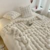 Tuscany Rabbit Fur Short Plush Casual Throw Blanket, A Luxurious High End Sofa Blanket That Is Soft, Warm, And Cozy Like Fur.