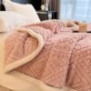 Piece Thick & Ultra Soft Flannel Throw Blanket Cozy, Fashion Design, Plush, Thick, Warm, Versatile, Perfect For Bed, Sofa, Travel Soft, Air Conditioning, Flannel, Blanket, Ideal Christmas Gift