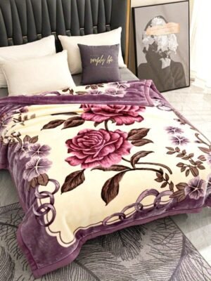 Thickened Raschel Blanket Double Thickened Soft Plush Comforter, Double Sided Velvet, Suitable For Winter Dormitory Office Sofa Warm With Velvet Comforter