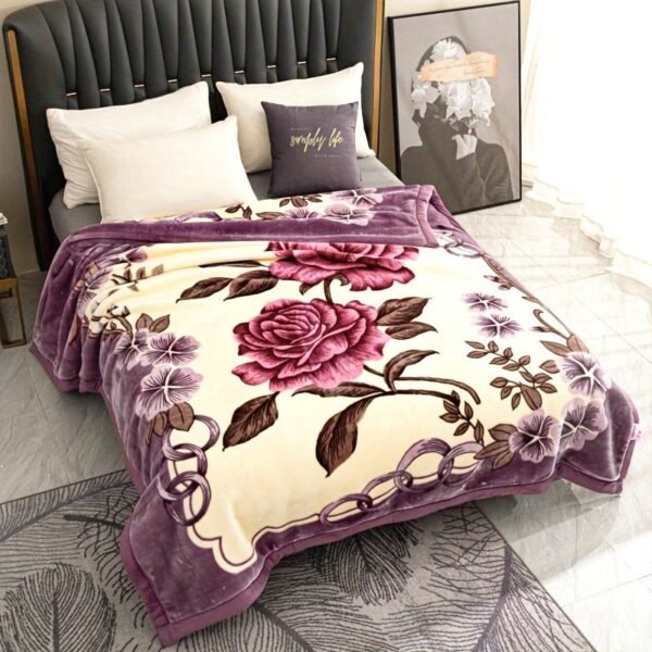 Thickened Raschel Blanket Double Thickened Soft Plush Comforter, Double Sided Velvet, Suitable For Winter Dormitory Office Sofa Warm With Velvet Comforter