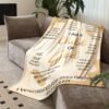 Bible Verse, Thick Flannel Blanket – Soft & Cozy Christian Gift For Women, Religious Text Throw, Faith Inspired Plush Fleece Blanket With Double Sided Comfort, Perfect For Autumn Winter Seasons, Multi Use Super Soft Sheepskin Blanket