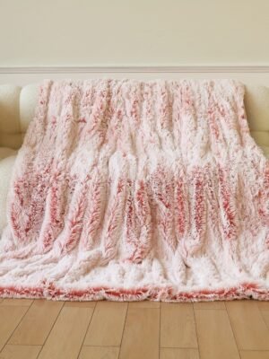 Warm And Cozy Double Layer Plush Sofa Blanket For Office, Couch, Bed, And Nap Soft And Comfortable Blanket For Home And Office Use