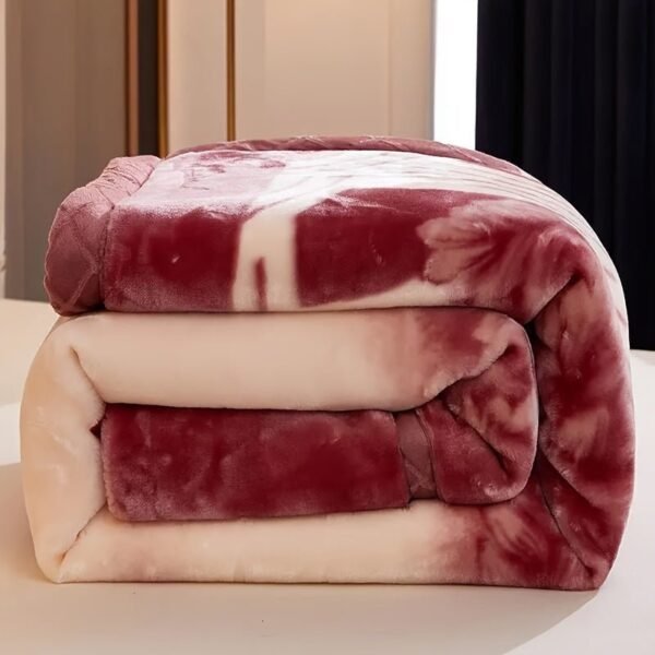 Thickened Raschel Blanket Double Thickened Soft Plush Comforter, Double Sided Velvet, Suitable For Winter Dormitory Office Sofa Warm With Velvet Comforter