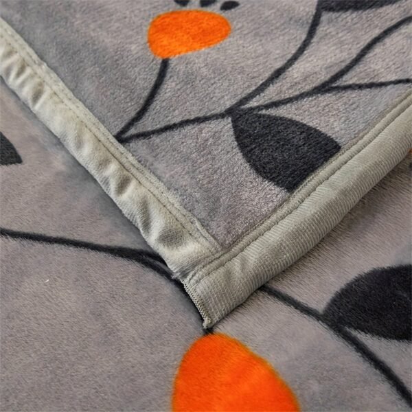 One Leaf Print, Warm And Comfortable Soft Mink Blanket, Throw Blanket, Four Seasons Blanket, Fine Texture, Thick Velvet Feel, Suitable For Sofa, Bed, Car, Office, Camping