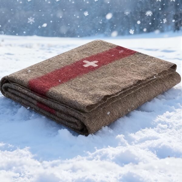 Heavyweight Winter Camping Blanket Thick Warmth, Portable Tent & Picnic Cover, Large All Season Outdoor Blanket For Camping, Travel, Hiking, Beach, Christmas Gift Durable Polyester Fabric With Snowflake Pattern