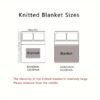 Nordic Flower Pattern Knitted Blanket, Air Conditioning Blanket Warm Cozy Soft Throw Blanket For Couch Bed Sofa